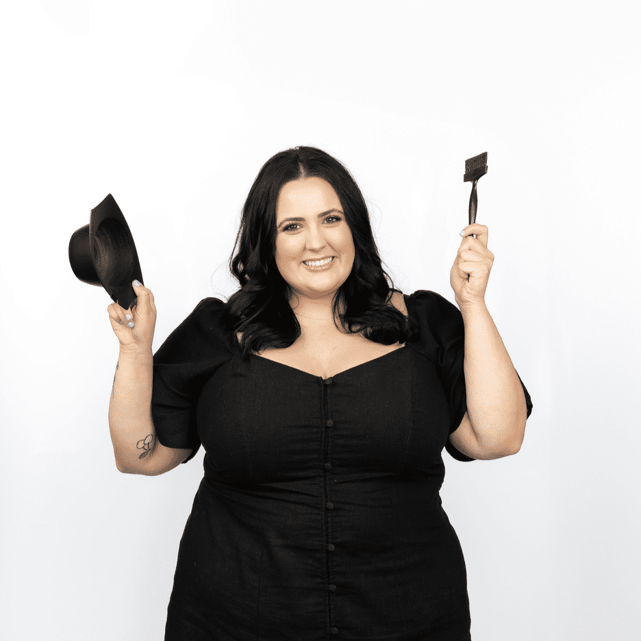 Portrait of Kaitlyn D, a professional stylist at Salon Lux LLC, showcasing their expertise and style.